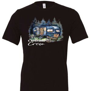 Camping Crew Crewneck T-Shirt | Many Colors